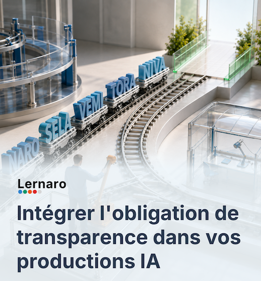 Intégrer l'obligation de transparence dans vos productions IA