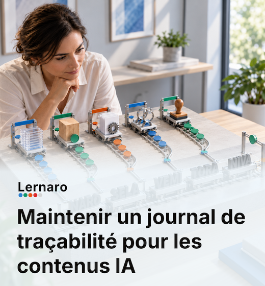 Maintenir un journal de traçabilité pour les contenus IA